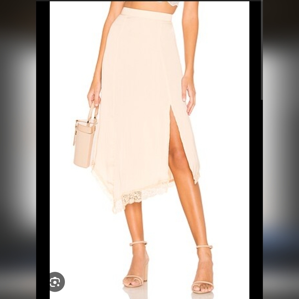NWT Free People Hey You Lace Slip Skirt